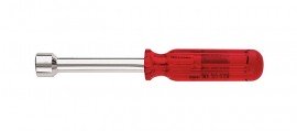 Klein Tools S20 Hollow Shank Nut Driver, 0.63&quot;, 4&quot; shaft-