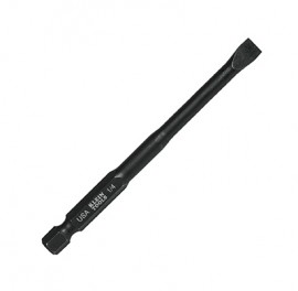 Klein Tools SL14355 0.25&quot; Slotted Power Drivers, 3.5&quot;, 5-pack-