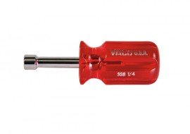Klein Tools SS8 Stubby Nut Driver, 0.25&quot;, 1.5&quot; shaft-