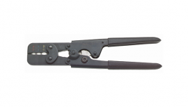 Klein Tools T1715 Full-Cycle Ratcheting Crimper for insulated terminals, 22 to 10 AWG-