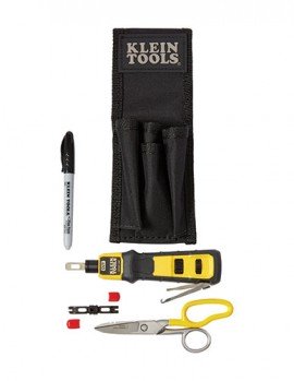 Klein Tools VDV027-813 LAN Installer Starter Kit, punch down-