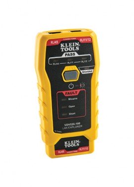 Klein Tools VDV526-100 LAN Explorer Data Network Cable Tester with remote-