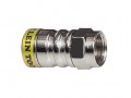 Klein Tools VDV812-627 Push-On F Connectors, 10-Pack-