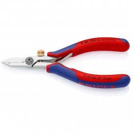 Knipex 11 82 130 Electronic Wire Stripping Shears, 5", 0.03 to 1.0 mm-
