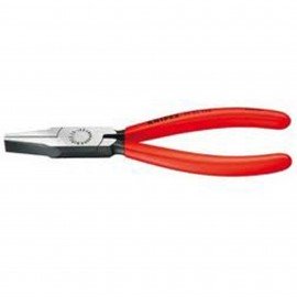 Knipex 2001125 Flat Nose Pliers, 5", plastic coated handles-