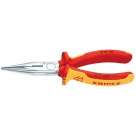 Knipex 2506160 Snipe Nose Side Cutting Pliers, 6-1/4", 1000 V-