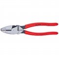Knipex 901240 Lineman's Pliers, 9.5", non-slip plastic coating-