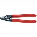 Knipex 9521165 Cable Shears, 6.5", with internal opening spring-