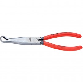 Knipex 38 91 200 Long Nose Pliers, 8", 45° bent jaws-