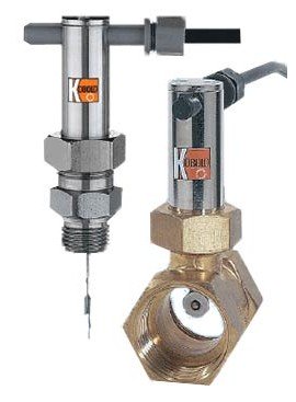 KOBOLD PSR5120 Paddle Flow Switch, 3/4" NPT, Brass-