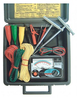 Kyoritsu 4102A-H Analog Ground Resistance Tester, 1200&amp;Omega;-