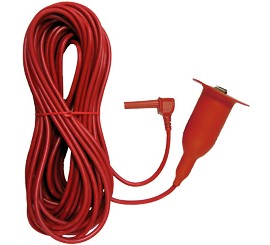 Kyoritsu 7253 Test Lead, longer line probe with alligator clip, 49.2'-