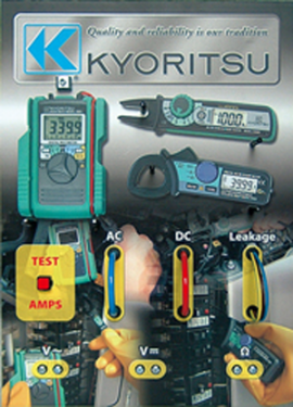 Kyoritsu 8215 All Clamps Demonstration Panel-