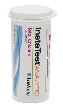 LaMotte 2963LR-G Total Chlorine LR Single Factor Test Strips -
