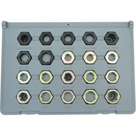 Lang Tools 2599 Spindle Thread Restorer Die Set, 20-piece-