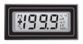 Lascar DPM 100S-BL Backlit LCD Panel Voltmeter for single rail, 3.5-digit, 200 mV DC-