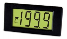 Lascar DPM 3AS-BL Compact LCD Voltmeter, 3.5-digit, 0.43&amp;quot; digit height-