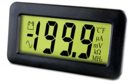 Lascar DPM 750S-BL LCD Voltmeter with backlighting, 200 mV, 0.5&amp;quot; digit height-