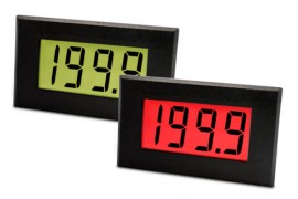 Lascar DPM 950S-FPSI Large LCD Voltmeter with red/green programmable backlighting-