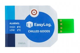 Lascar EL-CC-1-001 PK10 EasyLog Single-use Chilled Goods Temperature Data Logger, 10 pack-