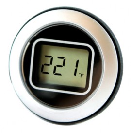 Lascar EM 32-1900 Round Hole Mounting LCD NTC Thermometer-