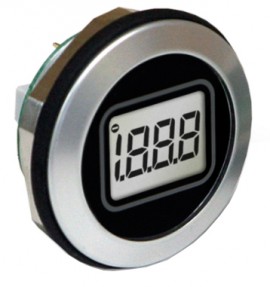 Lascar EM 32-1B Round Hole Fitting LCD Voltmeter-