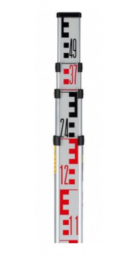 Leica 743420 CLR104  Telescopic Level Staff, 16.4&#039;, 5 sections-