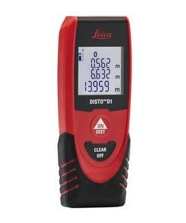 Leica 843418 DISTO D1 Laser Distance Meter, 0.66 to 131.2&#039;-