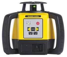 Leica Rugby 640G Green Beam Rotating Laser, 520 nm, 100'-