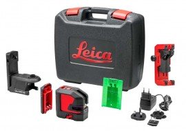 Leica Lino L2P5G All In One Cross-Line and Point Laser Tool, Green-