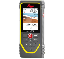 Leica DISTO X6 Laser Distance Measurer, 250m-