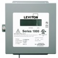 Leviton 1N480-011 Indoor Dual Element kWh Meter, MAX 100A, Meter Only-