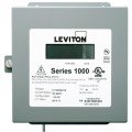 Leviton 1N480-011 Indoor Dual Element kWh Meter, MAX 100A, Meter Only-