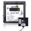 Leviton 1O240-04W Outdoor 120/240V Single Phase kWh Meter Kit, 400A, 2 Split Core CTs-