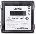 Leviton 1R240-041 Outdoor Dual Element kWh Meter, MAX 400A, Meter Only-