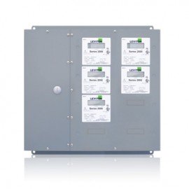 Leviton 2M203-CFG Medium Series 2000 MMU Multiple Meter Units, 120/208V, 3 Three Element Meters-