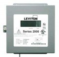 Leviton 2N208-8D VerifEye Series 2000 3P/4W Indoor 3-Element Demand Meter, 120/240/208 V, 800 A-