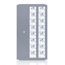 Leviton 2X214-CFG Extra Large Series 2000 MMU Multiple Meter Units, 120/208V, 14 Three Element Meters-