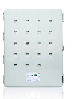 Leviton 6M203-CFG Medium Mini Meter MMU, 120/240V, 3 Dual Element Meters-