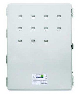 Leviton 6X311-KIT VerifEye Mini Meter MMU 3P/4W Outdoor Kit with 11 Dual-Element Meters and 22 Solid-Core CTs, 120/208 V-