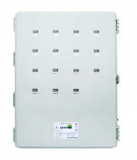 Leviton 6X315-KIT VerifEye Mini Meter MMU 3P/4W Outdoor Kit with 15 Dual-Element Meters and 30 Solid-Core CTs, 120/208 V-