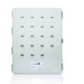 Leviton 6X319-CFG Mini Meter MMU in Outdoor Weatherproof Enclosure, 120/208V, 19 Dual Element Meters-