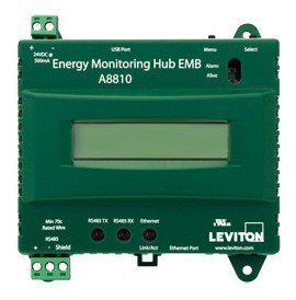Leviton A8810-000 Energy Monitoring HUB EMB Modbus/TCP/Ethernet-
