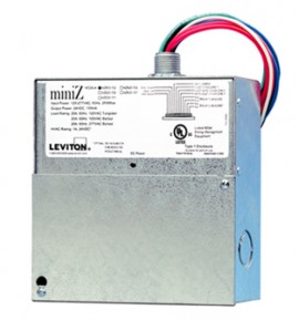 Leviton MZB00-C02 miniZ Single-Room Controller, 347 VAC Relays-