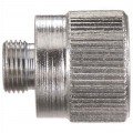 Lincoln Industrial 10536 Button-Head Coupler and Adapter, 4,500 psi, 3/8" NPT x 7/16"-27-