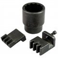 Lisle 22100 Flywheel Holder &amp; Socket for 6.6 L Duramax Engines, 36 mm-
