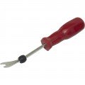 Lisle 35260 Plastic Fastener Remover, with sliding urethane button-