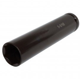Lisle 49040 Truck Cage Bolt Socket, 1-1/16", extra deep-