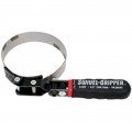 Lisle 57040 Oil Filter Wrench, 4.125 to 4.5", swivel handle-