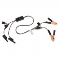 Lisle 64970 Parasitic Drain Tester, with in-line fuses and stacking banana connectors-